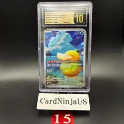 CGC PRISTINE 10 Psyduck AR 199/193 M2a MEGA Dream ex Pokemon Card Japanese 15 - Image 1