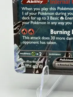 Charizard ex Tera SVP Black Star Promo SVPEN 196 · Near Mint · Pokemon Card - Image 4