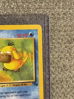Pokemon TCG Psyduck Card 53/62 Common Fossil 1st Edition Non-Holo NM Condition - Image 3