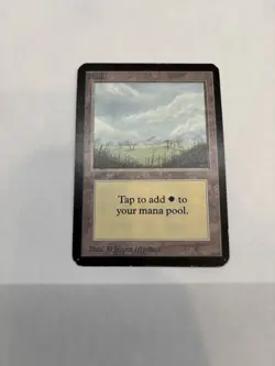 MTG Plains Alpha Edition Magic The Gathering Card - Image 1