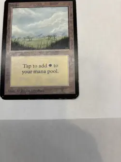 MTG Plains Alpha Edition Magic The Gathering Card - Image 3