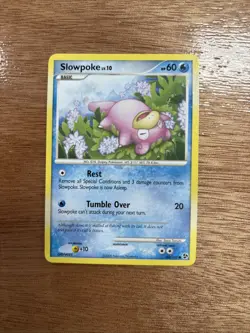 Pokemon Diamond & Pearl Great Encounters - Slowpoke (Common) Card 82/106 - LP - Image 1