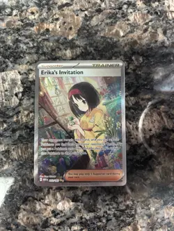 Pokemon TCG SV Scarlet & Violet 151 Erika's Invitation Card #203/165 - Image 1