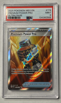 POKEMON CARD: Premium Power Pro Ultra Rare PSA 9 Mint 2025 #174 - Image 1