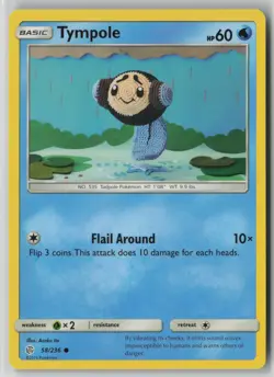 Tympole 58/236 Pokemon Cosmic Eclipse Common Near Mint Card (NM) 1 - Image 1