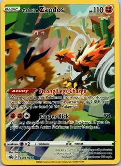 Galarian Zapdos - Promo SWSH: Sword & Shield Promo Cards SWSH283 NM - Image 1