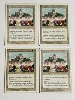 4x Dust to Dust Fifth 5th Edition MTG Cards Playset Common x4 Magic MP/HP - Image 1