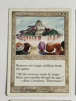 4x Dust to Dust Fifth 5th Edition MTG Cards Playset Common x4 Magic MP/HP - Image 2