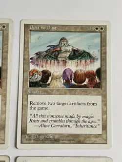 4x Dust to Dust Fifth 5th Edition MTG Cards Playset Common x4 Magic MP/HP - Image 3