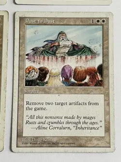 4x Dust to Dust Fifth 5th Edition MTG Cards Playset Common x4 Magic MP/HP - Image 5