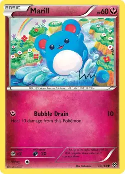 Marill XY - Steam Siege 76/114 NM English Pokemon Card - Image 1