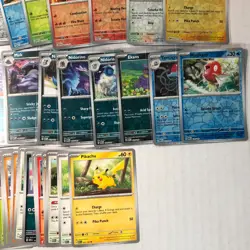 Pokemon 151 Bulk Lot 113 Cards! - 41 Reverse Holos & 20 Holos & 52 Non-holo - Image 5