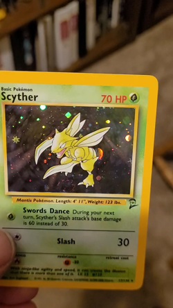 Pokemon TCG - Scyther (W/SWIRL!) #017/130 Base Set 2Holo Foil Rare Card - Image 2