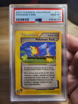 Pokemon PSA 10 GEM MINT 2003 Pokemon Park Aquapolis Card - Image 4