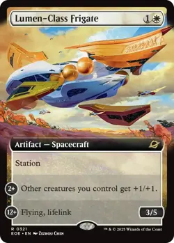 Foil - Lumen-Class Frigate (Extended Art) - 321 / NM / English MTG - Image 1