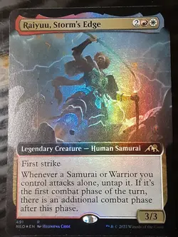 Raiyuu Storm's Edge Extended Art FOIL , Kamigawa ND ,NM, MTG,FREE SHIPPING - Image 1