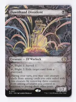 Dawnhand Dissident (Showcase) 0311 (R) MTG Lorwyn Eclipsed (ECL) - Image 1