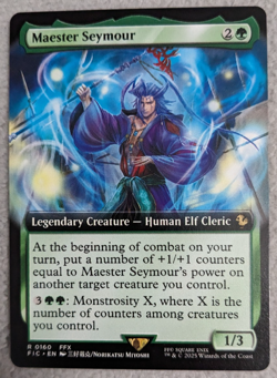 Maester Seymour (0160) Extended Art, Final Fantasy FIC, Magic MtG, Regular - NM! - Image 1