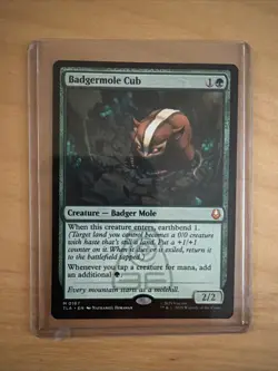0167 Badgermole Cub MTG X Avatar The Last Airbender Nonfoil - Image 1