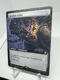 Basilisk Collar (595) Extended Art Battle for Baldur's Gate CLB MTG Magic - Image 3