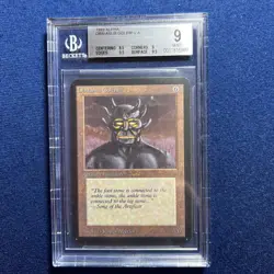 MTG Alpha Obsianus Golem U A BGS 9 MINT (9.5 surface and edges) 1993 - Image 1
