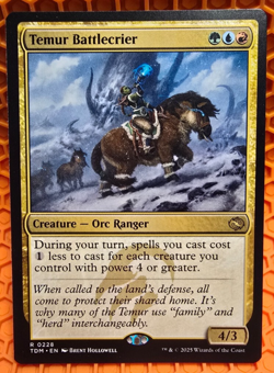 Temur Battlecrier Tarkir: Dragonstorm Regular - Image 1