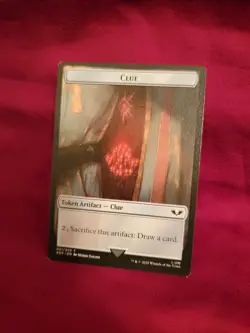 Astartes Warrior - Clue Surge Foil Double Sided Token 40k MTG NM - Image 2