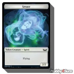 10 pcs Spirit Token (3/17) M/NM Magic: The Gathering MTG Streets Of New Capenna - Image 1