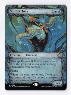 Sunderflock (Showcase) (Foil) 0309 (R) MTG Lorwyn Eclipsed (ECL) - Image 1