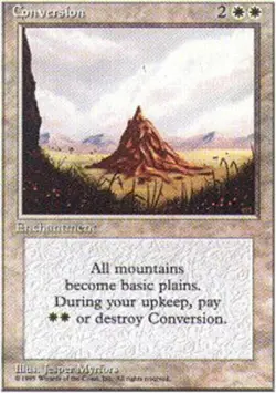 Conversion ~ Heavily Played Alternate 4th Edition Fourth MTG Magic UltimateMTG W - Image 1