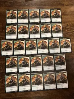 26x Elf Knight Creature Tokens MTG Magic The Gathering Guilds Of Ravnica Lot - Image 1