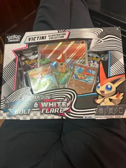Pokemon TCG: SV10.5 Black Bolt/ White Flare Victini Illustration Collection - Image 1