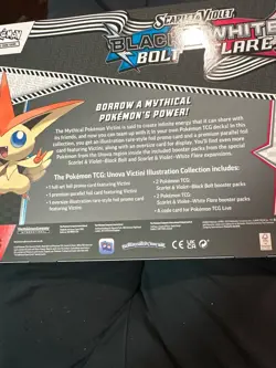 Pokemon TCG: SV10.5 Black Bolt/ White Flare Victini Illustration Collection - Image 2
