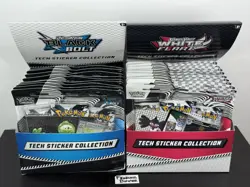 Pokemon Black Bolt White Flare Tech Sticker Collection Display Case Set 72 Packs - Image 1