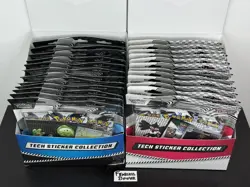 Pokemon Black Bolt White Flare Tech Sticker Collection Display Case Set 72 Packs - Image 3