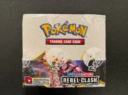Pokemon TCG Sword Shield Rebel Clash Booster Box BRAND NEW FACTORY SEALED - Image 1