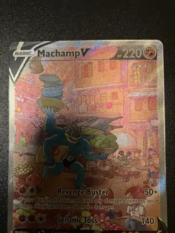 Pokemon Machamp V Full Art Ultra Rare Holo 172/189 Astral Radiance 220 HP - Image 5