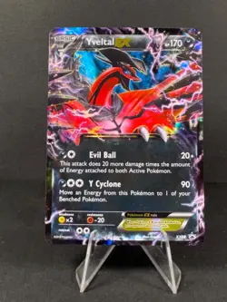 Pokemon TCG Yveltal EX XY08 Ultra Rare Holo 2014 Black Star Promo MP - Image 1