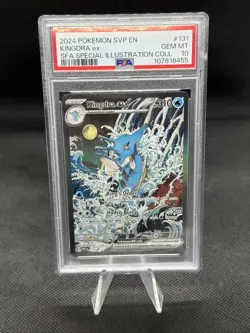 2024 POKEMON SHROUDED FABLE SPECIAL ILLUSTRATION COLLECTION KINGDRA EX PSA 10 - Image 3