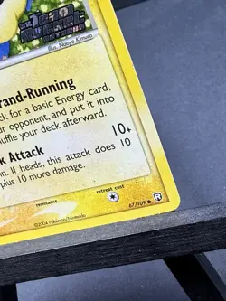 Mareep 67/109 Stamped Holo Ex Team Rocket Returns Pokemon 2004 Moderate Play MP - Image 5