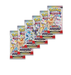 Pokemon Prismatic Evolutions Booster Box 6 Packs Eevee Umbreon Sylveon - Image 2