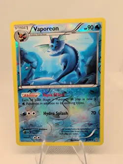 Vaporeon 22/98 Uncommon Reverse Holo XY - Ancient Origins LP Pokemon - Image 1