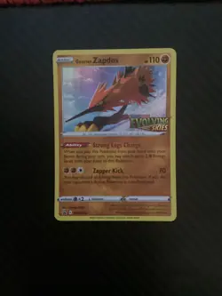 Galarian Zapdos - (Prerelease) Sword & Shield Promo Cards SWSH124 NM Pokemon TCG - Image 1