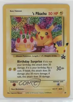 _____'s Pikachu (Wizards Black Star Promo) Pokemon Celebrations #24 - Image 1
