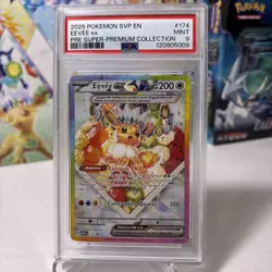 Pokemon TCG Eevee Ex PSA 9 Mint Pre Super-Premium Collection 174 - Image 2