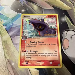 Pokemon Arbok EX Dragon Frontiers Stamped Reverse Holo Rare 13/101 2006 LP - Image 3