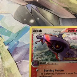 Pokemon Arbok EX Dragon Frontiers Stamped Reverse Holo Rare 13/101 2006 LP - Image 4