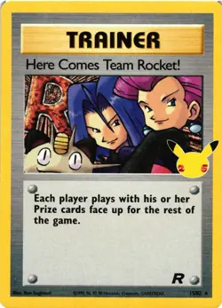 Pokemon TCG Here Comes Team Rocket! Celebrations: Classic Collection 15/82 NM - Image 1