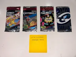 Donkey Kong, Excitebike, Pinball & Nintendo Pokemon E-Reader Sample Packs (4) - Image 1