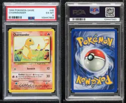 Charmander Pokemon Base Set PSA 6 1999 - Image 3